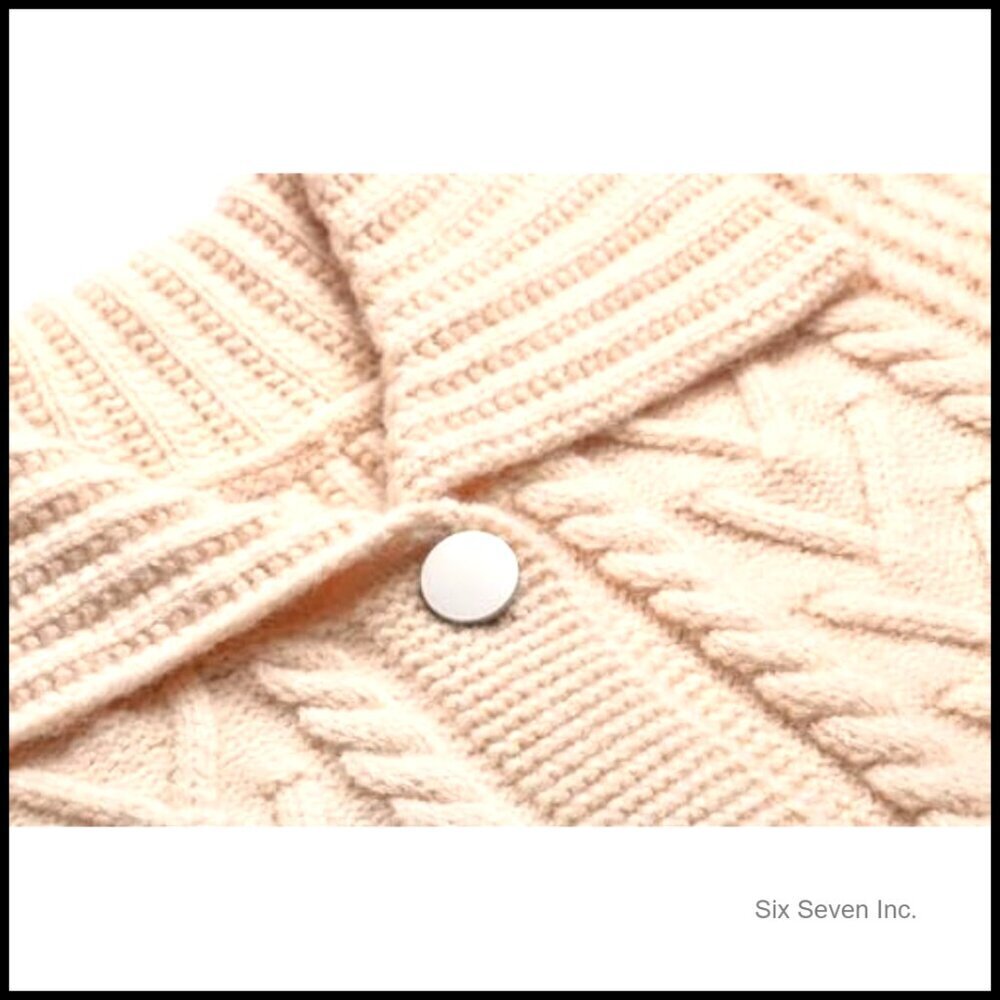 Chunky Knit Cardigan Lapel Collar Oversized Coatigan Sweater Jacket Winter - Picture 2 of 6